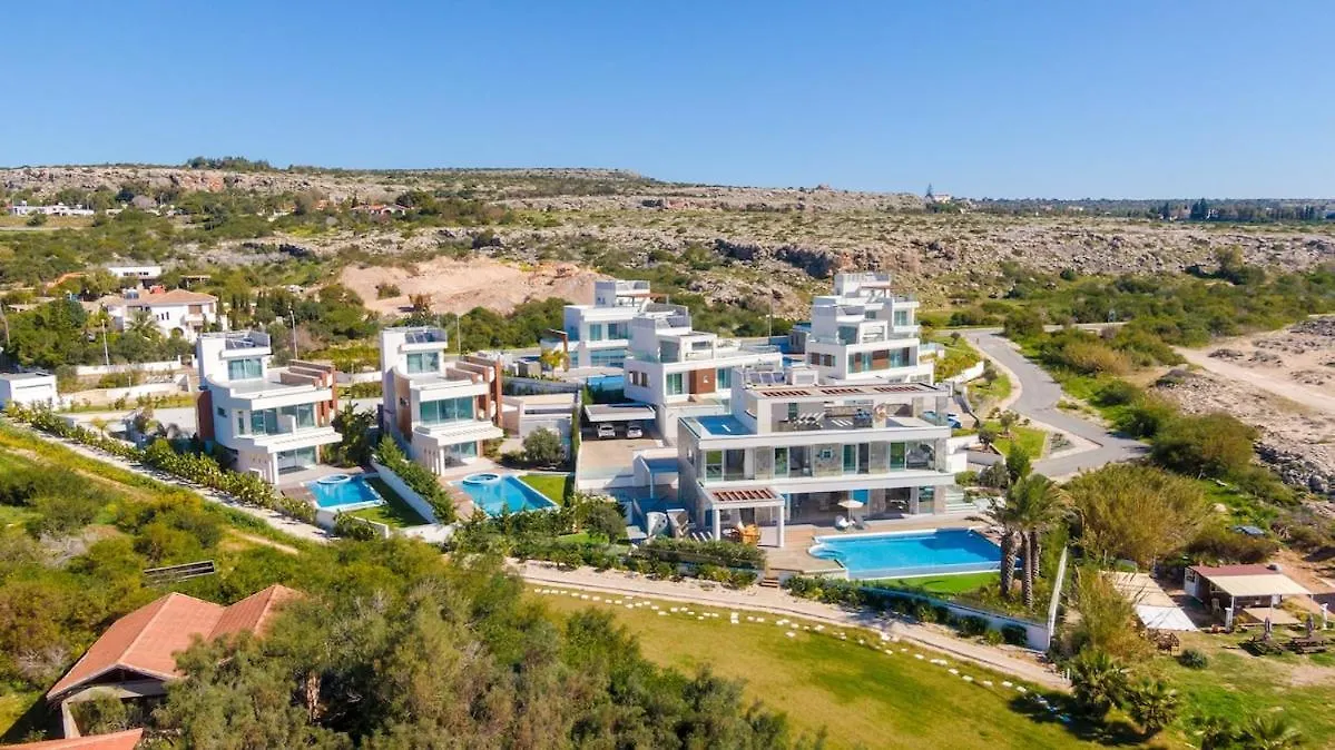 Beachfront Luxury Villa Idania Aya Napa Kıbrıs